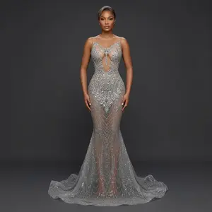 Silver Gigi Amani Rhinestone Dress