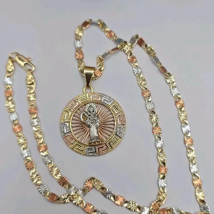 Hermosa cadena de la santa Muerte fashion style three colors Gold-plated fancy design nice gift jewelry designer