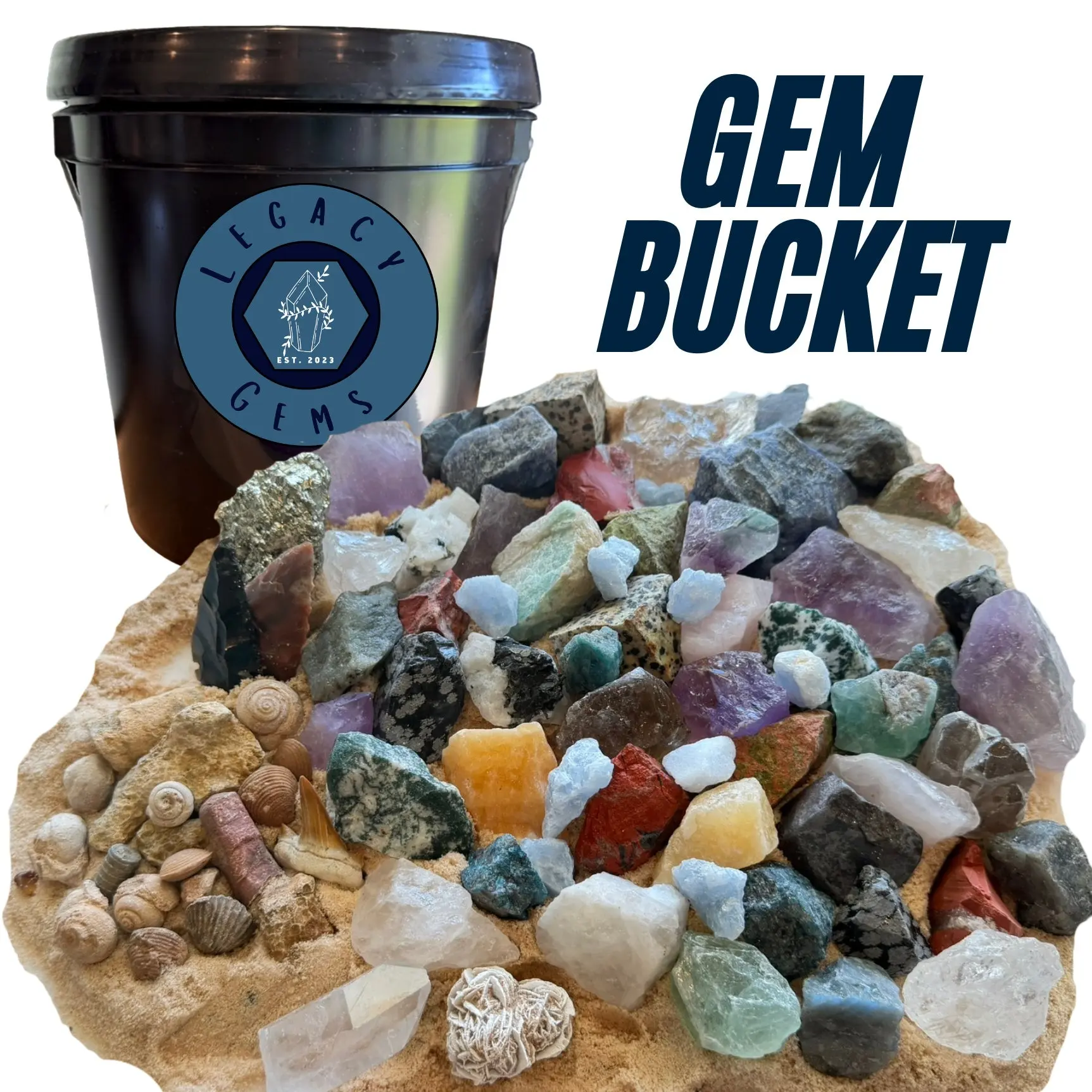 Gem Mining Bucket- 1 Gallon Gem Mining Bucket- 1 Gallon