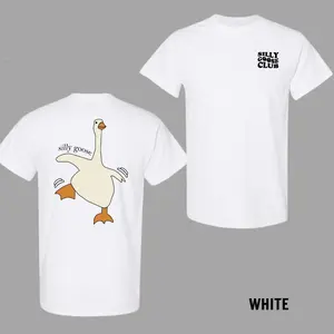 🦆 [100% Cotton][Graphic Tee]Sill Goose Club 2-Sided Vintage Unisex T-Shirt, Duck Hunting Graphic Tee for Men and Women, Casual Summer Cotton Crewneck Top, Perfect Gift for Outdoor Enthusiasts, Hunters, Nature Lovers, and Adventure Seekers