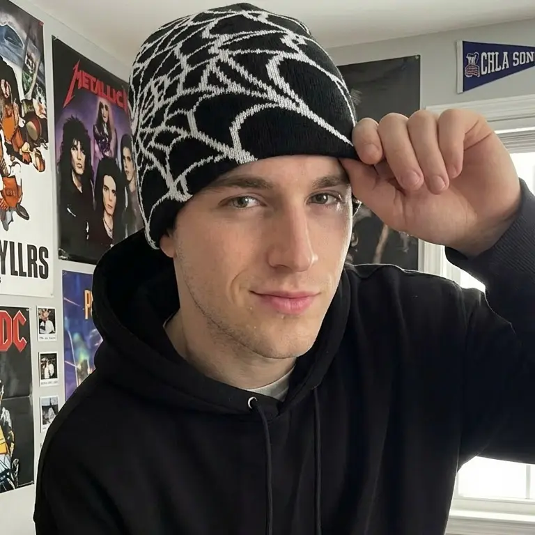 y2k Beanie Spider Hat Unisex Lightweight Spring Summer Cap