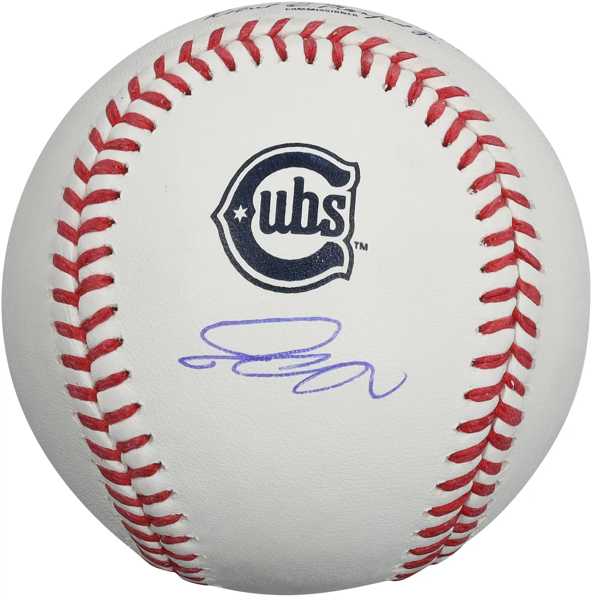 Pete Crow-Armstrong Chicago Cubs Autographed 2025 Alternate Logo Baseball - Fanatics Authentic Certified