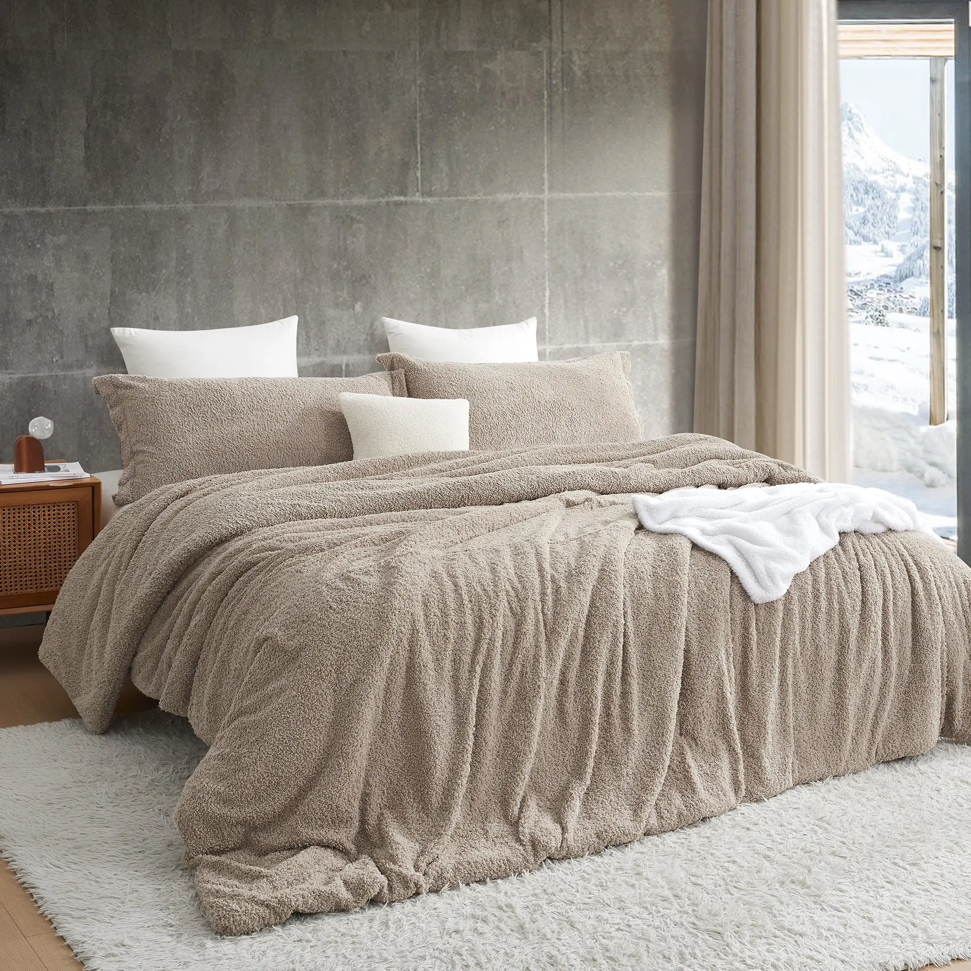 My Childhood Teddy Bear - Coma Inducer Oversized Comforter Set - Taupe Brown