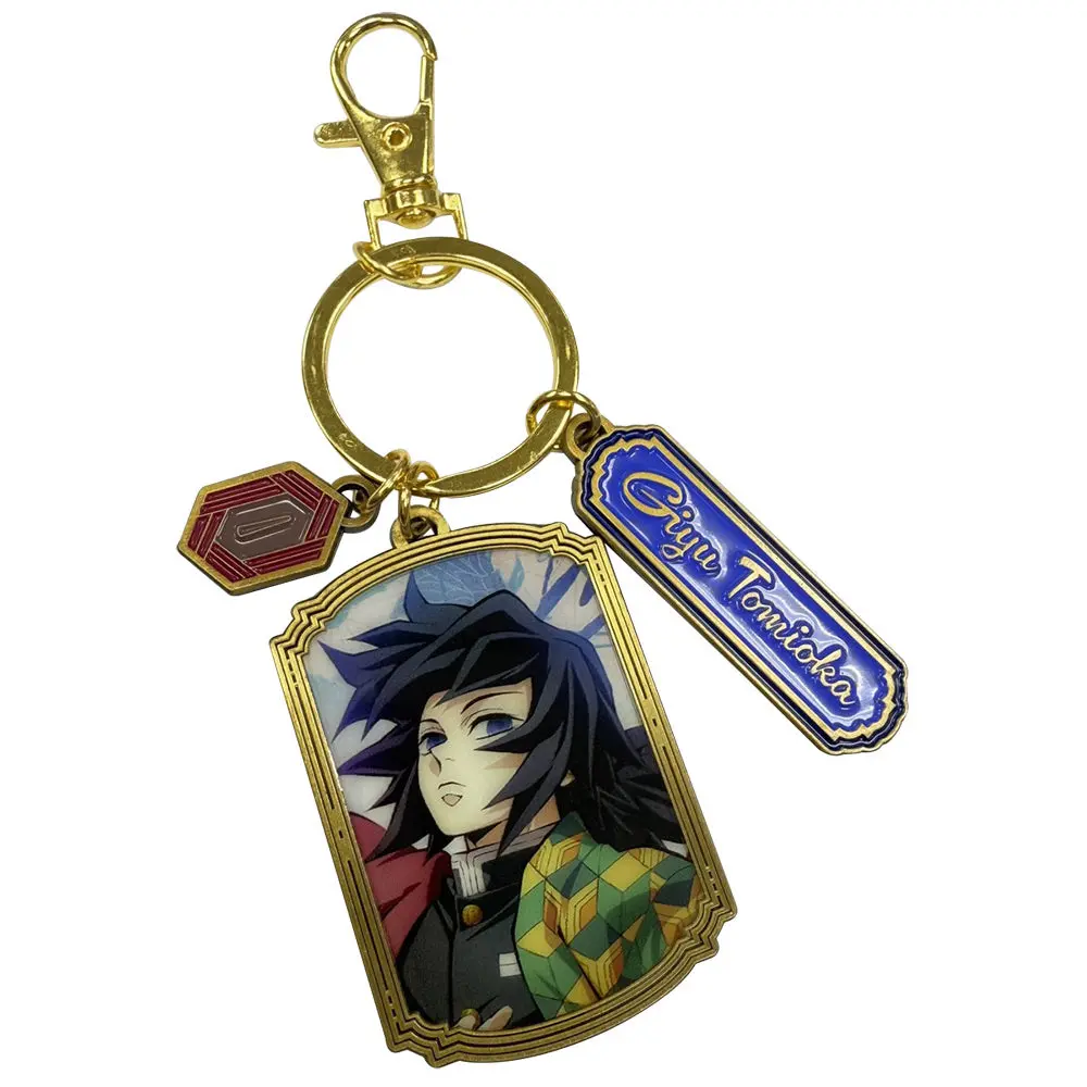 Demon Slayer - Giyu Tomioka Portrait Metal Charms Keychain