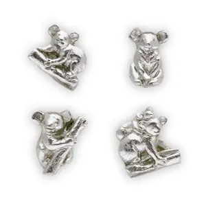 cast metal koala magnets