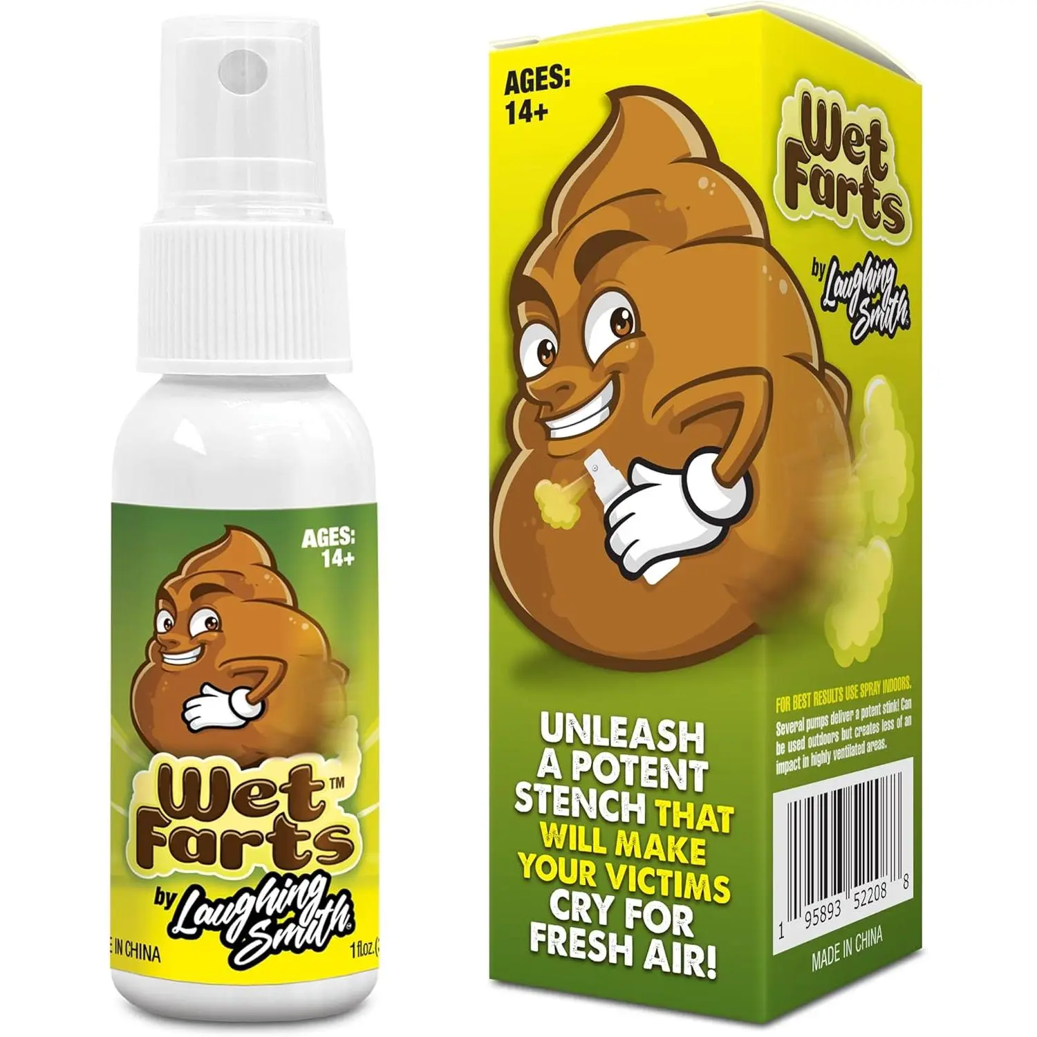 Wet Fart Powerful Stink Spray Prank Toy| Super Strong Funny Smell Gag for Kids & Adults| Non Toxic Realistic Stink Joke Spray for Parties, Pranks & Laughs| Hilarious Gift for Friends| Valentine’s Day Countdown – Make Them Laugh with Love!