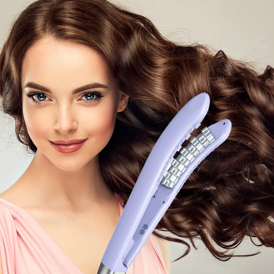Pea Pod Shaped Corn Hair Curling Iron, Volumizing Crimp Curling Tool For Thin Hair Or Hairstyles, Corn Volume Perming Iron, Curly Hair