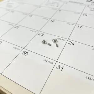 Lucille Ball Studs (Silver 3mm)