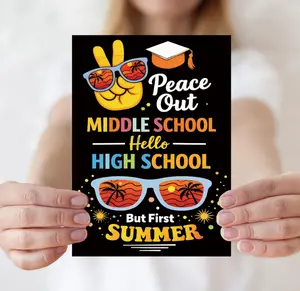 8th Grade Graduation Gifts Card for Boys Girls,Funny 2026 Middle School Graduation Cards Gifts Decorations for Son Daughter Granddaughter Grandson Niece Nephew Family Teens