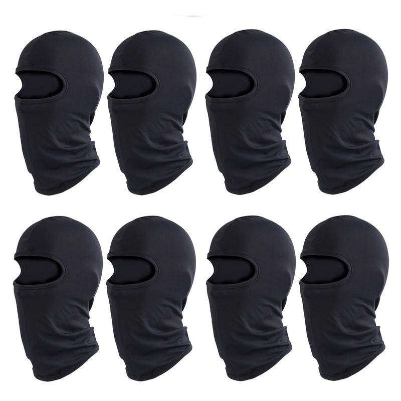 Balaclava Ski Mask Head Cover Motorcycle UV Protector Scarf Summer Cooling Neck Gaiter for Men Women Black Tactical Windproof Full Face Bandana