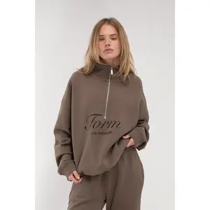 Quarter Zip - Walnut