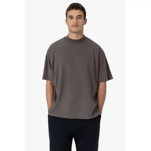 1825GD - Oversized Short Sleeve High Mockneck T-shirt