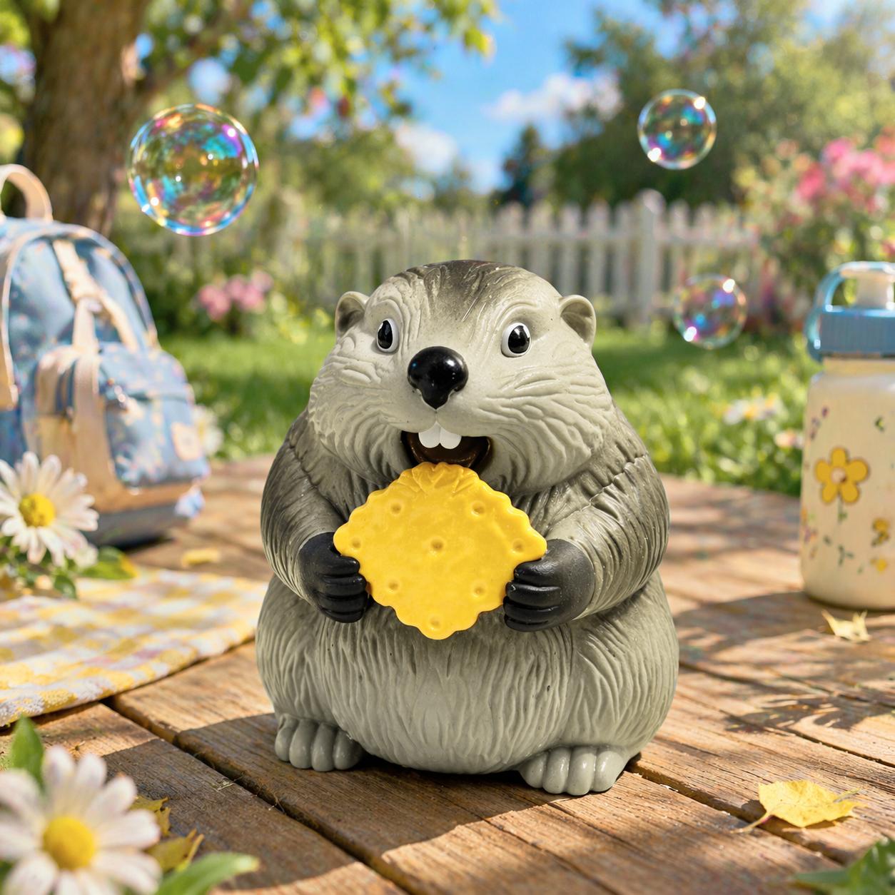 Screaming Groundhog Interactive Toy - Funny Sound Prank Gag Gift for Friends & Grads