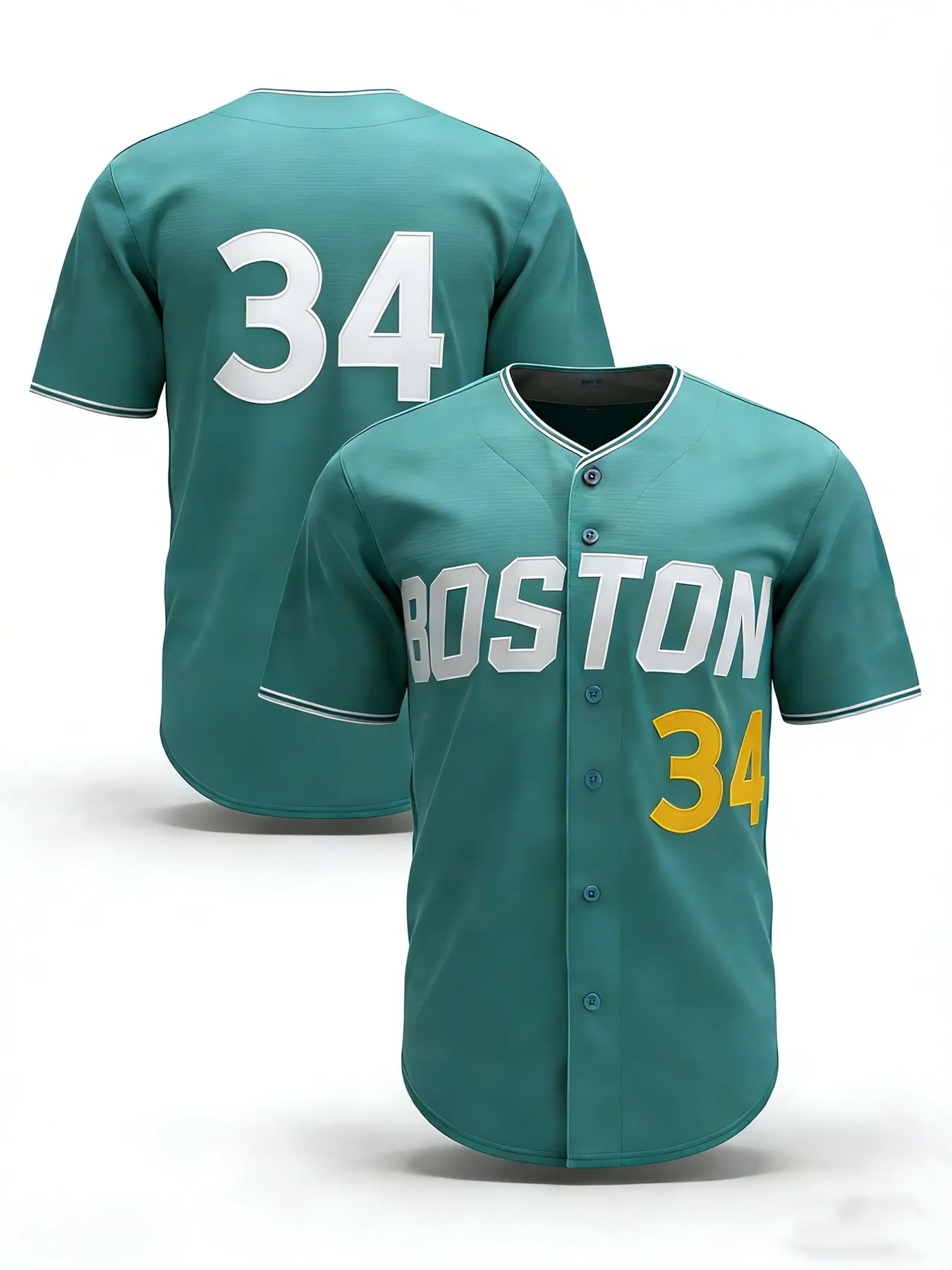 Baseball Jersey Size 34, Quick-Dry Short Sleeve, High-Quality Experience, Exclusive Field Style, Casual Loose-Fit, Spring & Fall, Sport Jersey, Sports Jersey
