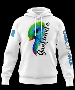 Quetzal Design White Hoodie