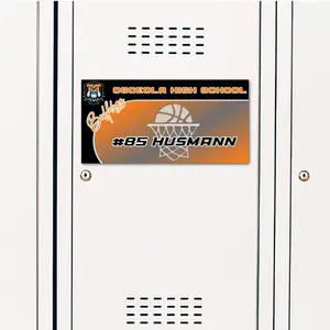 Basketball Rectangle Locker Decoration