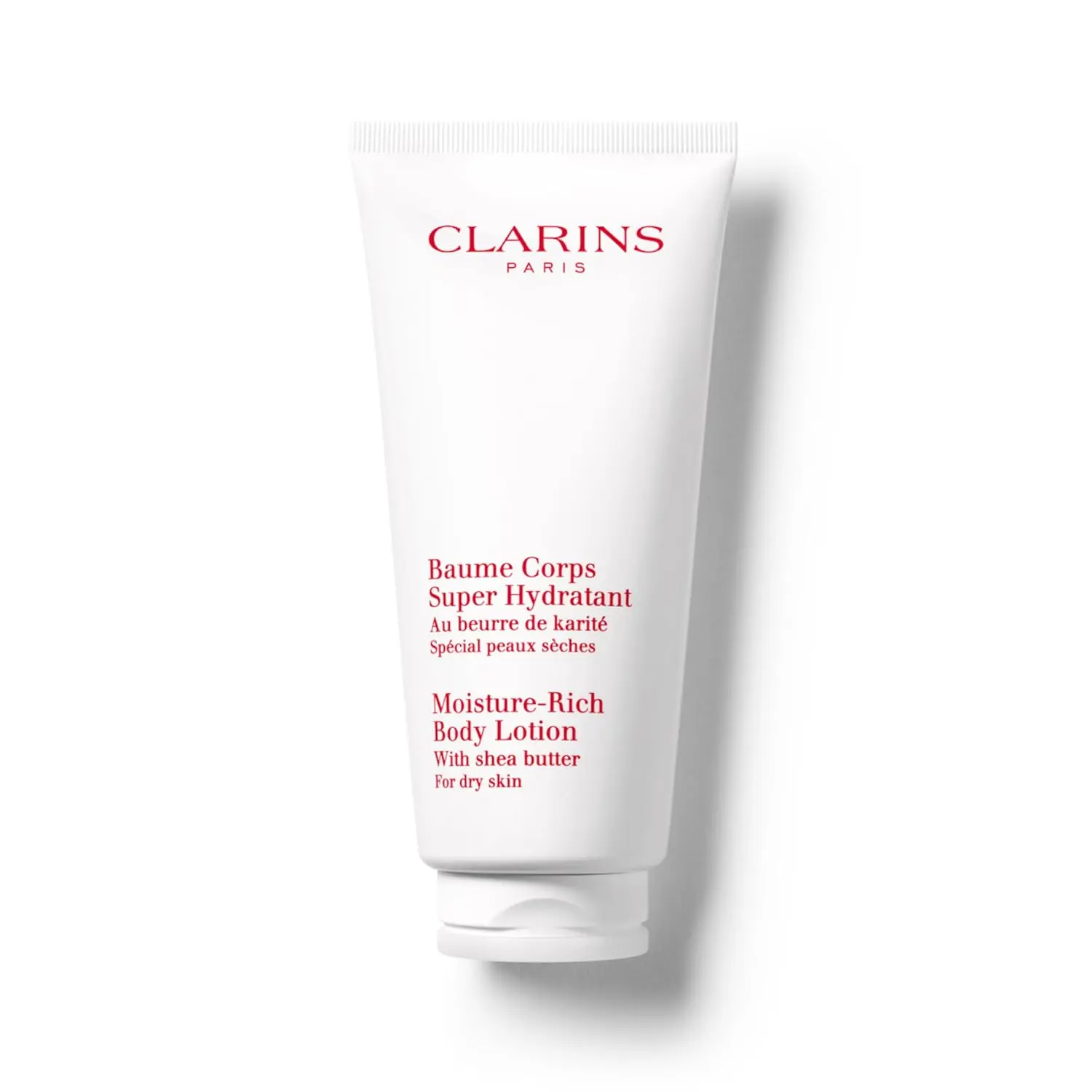Clarins Moisture-Rich Body Lotion |   Intensely Hydrates |   Nourishes, Softens and Smoothes |   Non-Greasy and Fast Absorbing |   88% Natural Ingredients |   Body Cream With Shea Butter |   For Dry Skin Types