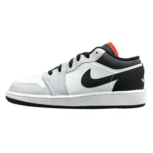 Youth Jordan 1 Low Black/Black-Summit White (553560 045) (GS)