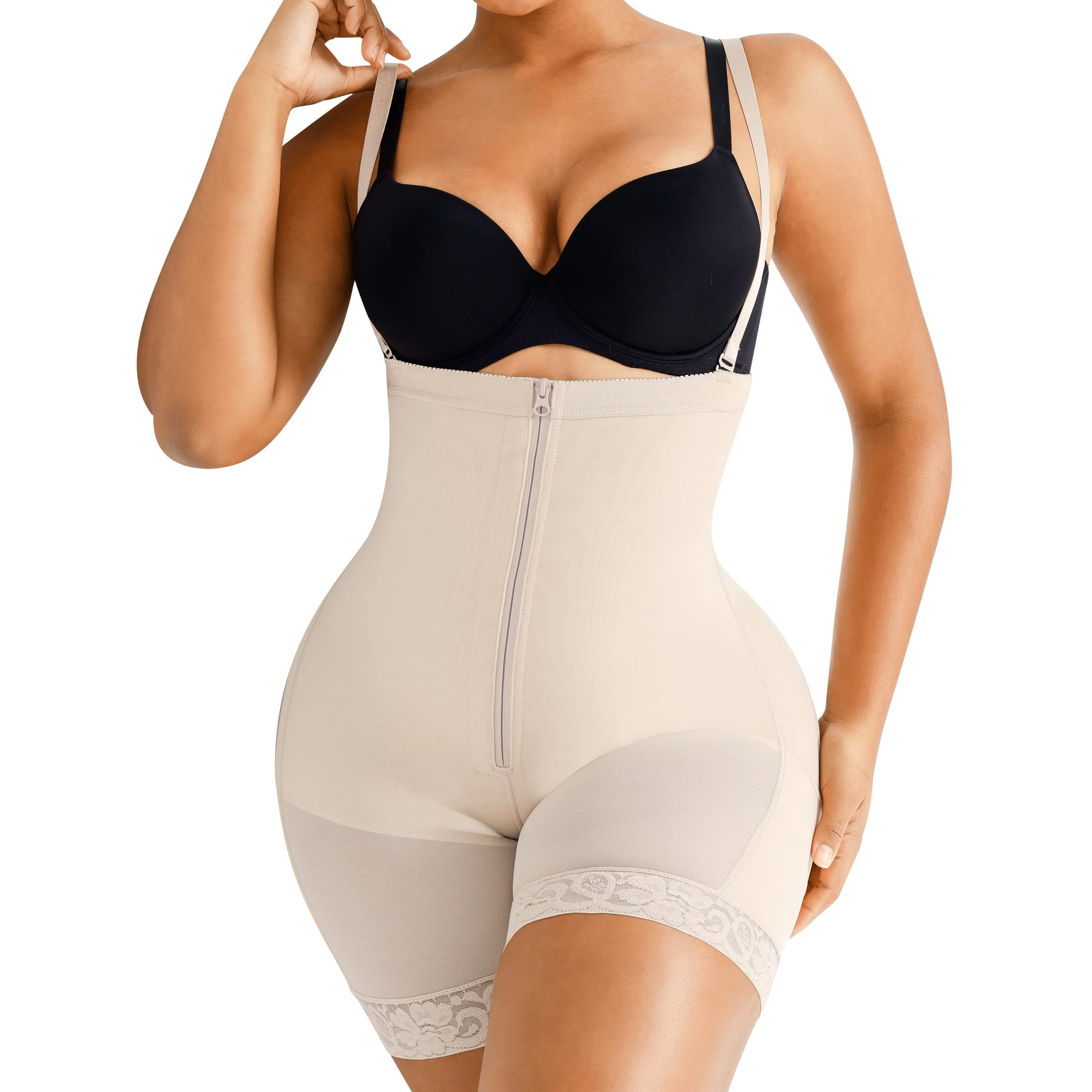 Shapellx Firm Tummy Control With Butt Lifter Shapewear Womenswear Basic Fajas Colombianas Zipper