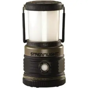 Streamlight 4 White, 1 Red LED Bulb, Spotlight/Lantern Flashlight Coyote Tan Plastic Body, 3 D Alkaline Batteries Included 44931