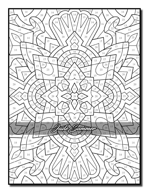 Color by Number Patterns: An Adult Coloring Book with Fun, Easy, and Relaxing Coloring Pages (Color by Number Coloring Books)