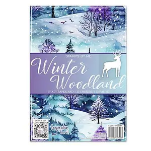 Crafts & Sewing Stamps by Me Winter Wonderland Paper Pack - 75 Sheets