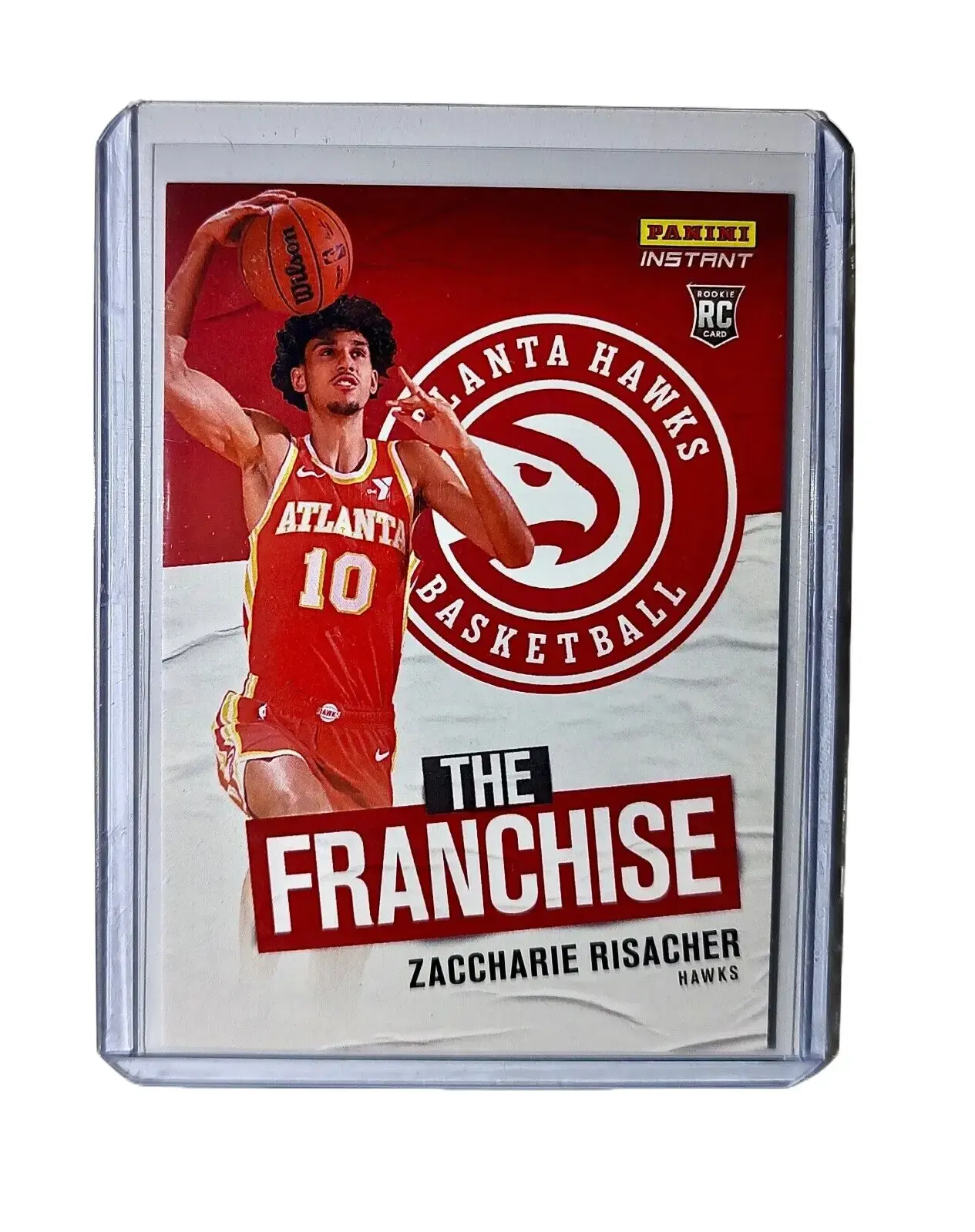Zaccharie Risacher 2024-25 Panini The Franchise NBA #20 Rookie Card Hawks 1/234