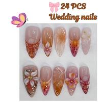 Flower Handmade Nails-4