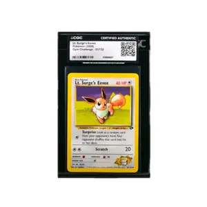 2000 Pokémon Gym Challenge Lt. Surge’s Eevee #51/132 – CGC Graded Authentic