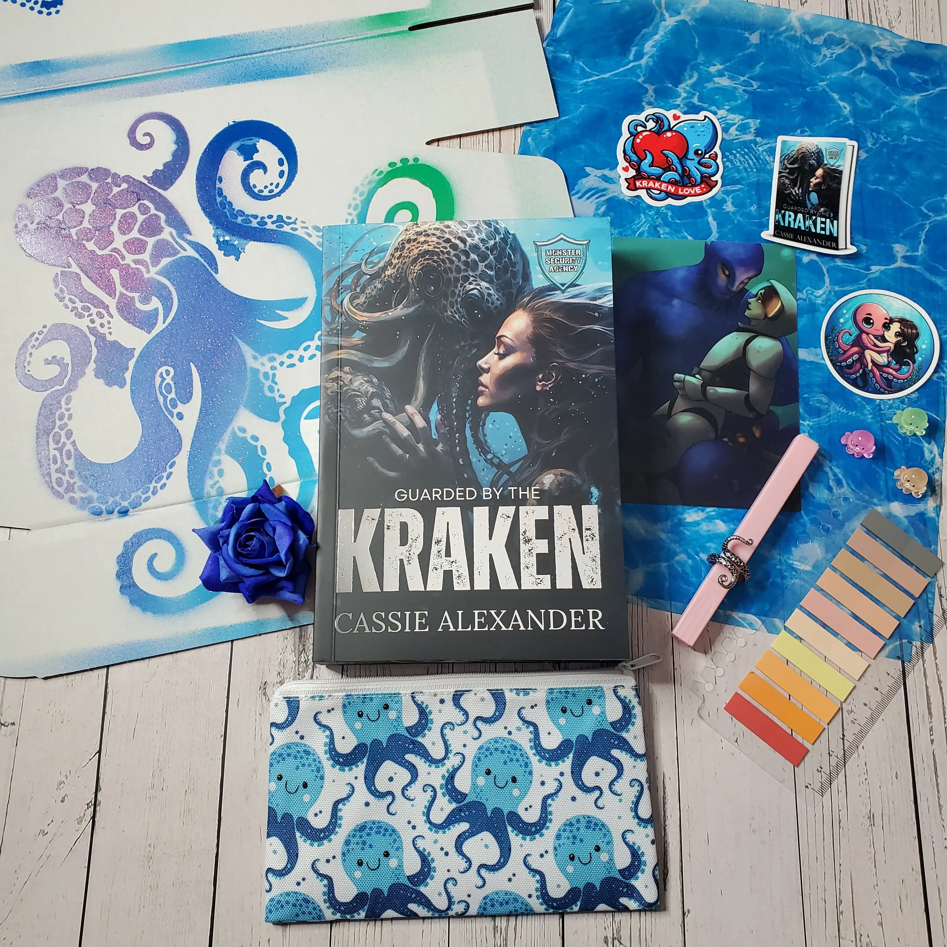 Cassie Alexander Guarded by the Kraken Foil Book Boxset - Includes Books and Assorted Designs