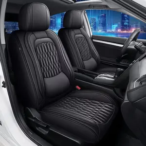 Faux Leather Car Seat Covers for Toyota Corolla Cross 2022-2026 - Full 2/5-Seat Set with Lumbar Support, Waterproof, Easy-to-Install, Stain-Resistant Protector, Car Seats Covers