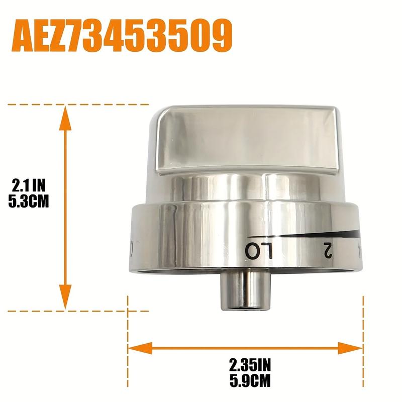1pc AEZ73453509 Stove Knob Replacement Parts, Compatible with LG Gas Range/Oven Models LRG3036ST LRG3095ST LRG3091ST LRG3093ST LRG3035ST LDG3036ST, OEM AEZ72909008 AP5669773 2347547 PS7321756