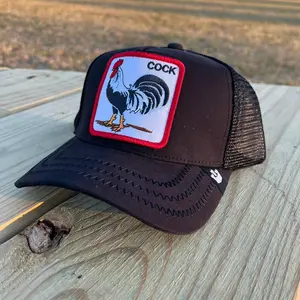 Black Rooster Tucker Hat