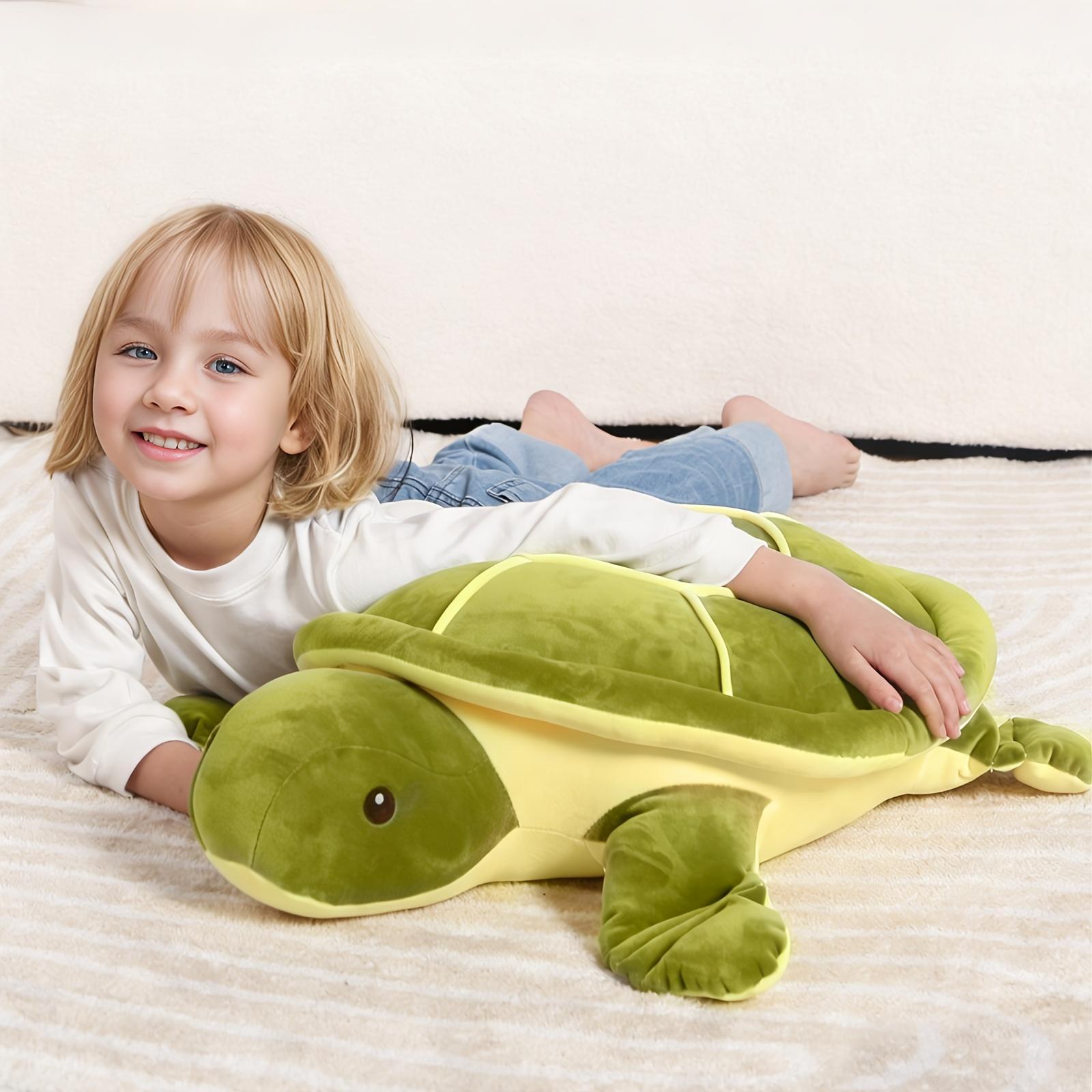 28-Inch Soft Plush Ocean Sea Turtle Stuffed Animals, Enormous Plush Pillows, Oversized Turtle Toys, Perfect Birthday Gifts for Children