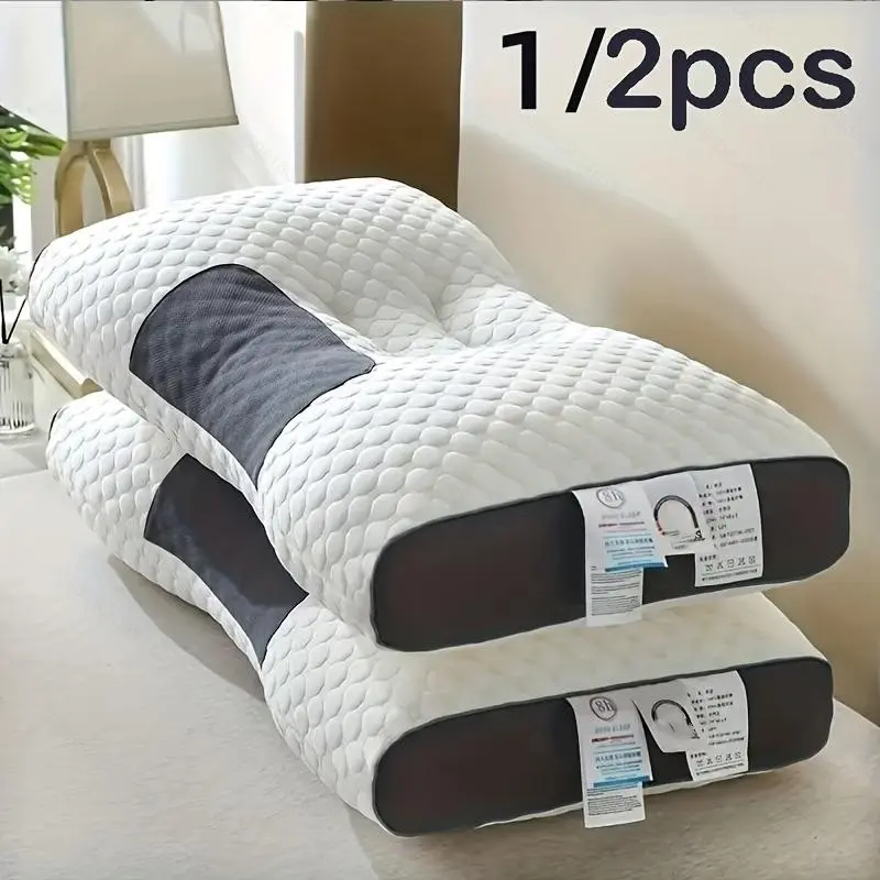 Massage Neck Pillow, Soft Adjustable Ergonomic Design, High-Quality Inner Cushion, Detachable Cover, All-Season Comfort, Home Massage Enjoyment, Travel Neck Cushion