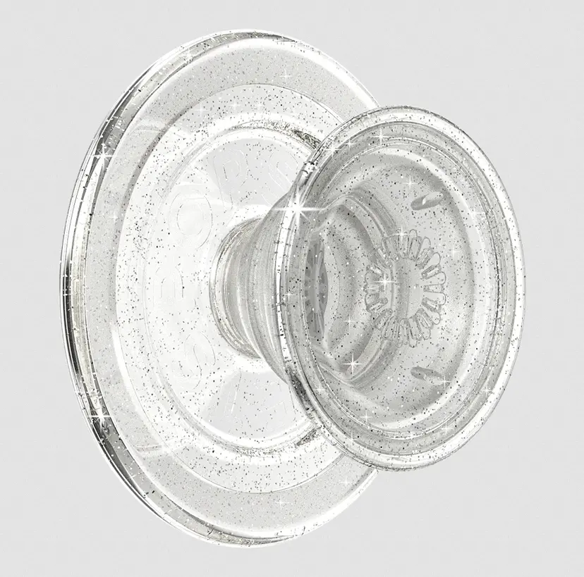 popsockets Clear Glitter  MagSafe PopGrip