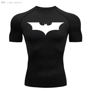 Bat Compression Shirt - Comfortable Fit, Breathable Fabric, Ideal for Active Lifestyle, Versatile Design for Various Occasions