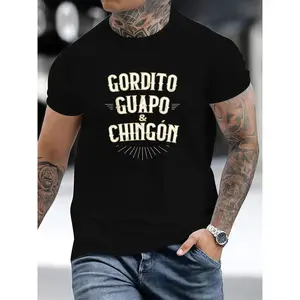 Women's Plus-Size Funny Graphic T-Shirt - Short-Sleeve, Round Neck, Casual Graphic Top, Classic Streetwear for Summer, Black Tshirt