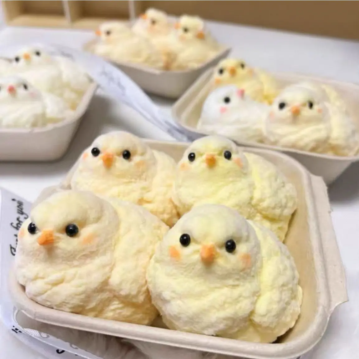 Fluffy Chicken Taba Squishes