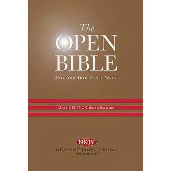 USED-The Open Bible: Gets You into God's Word by Nelson Bibles (Hardcover)