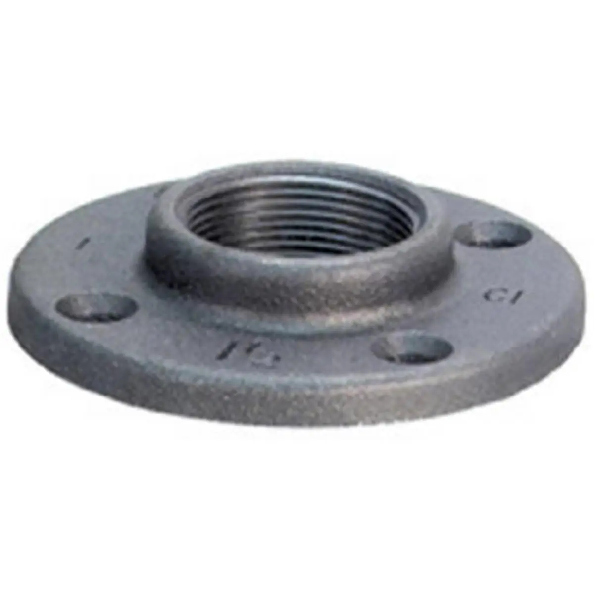 Anvil International 8700164000 Black Pipe Floor Flange, 1.25 in. (1-1/4 in.), 1.8 in. Overall Height, 4x4x1.8 in. Dimensions, 0.9 lbs for Boating Water Sports (Sports & Outdoor)