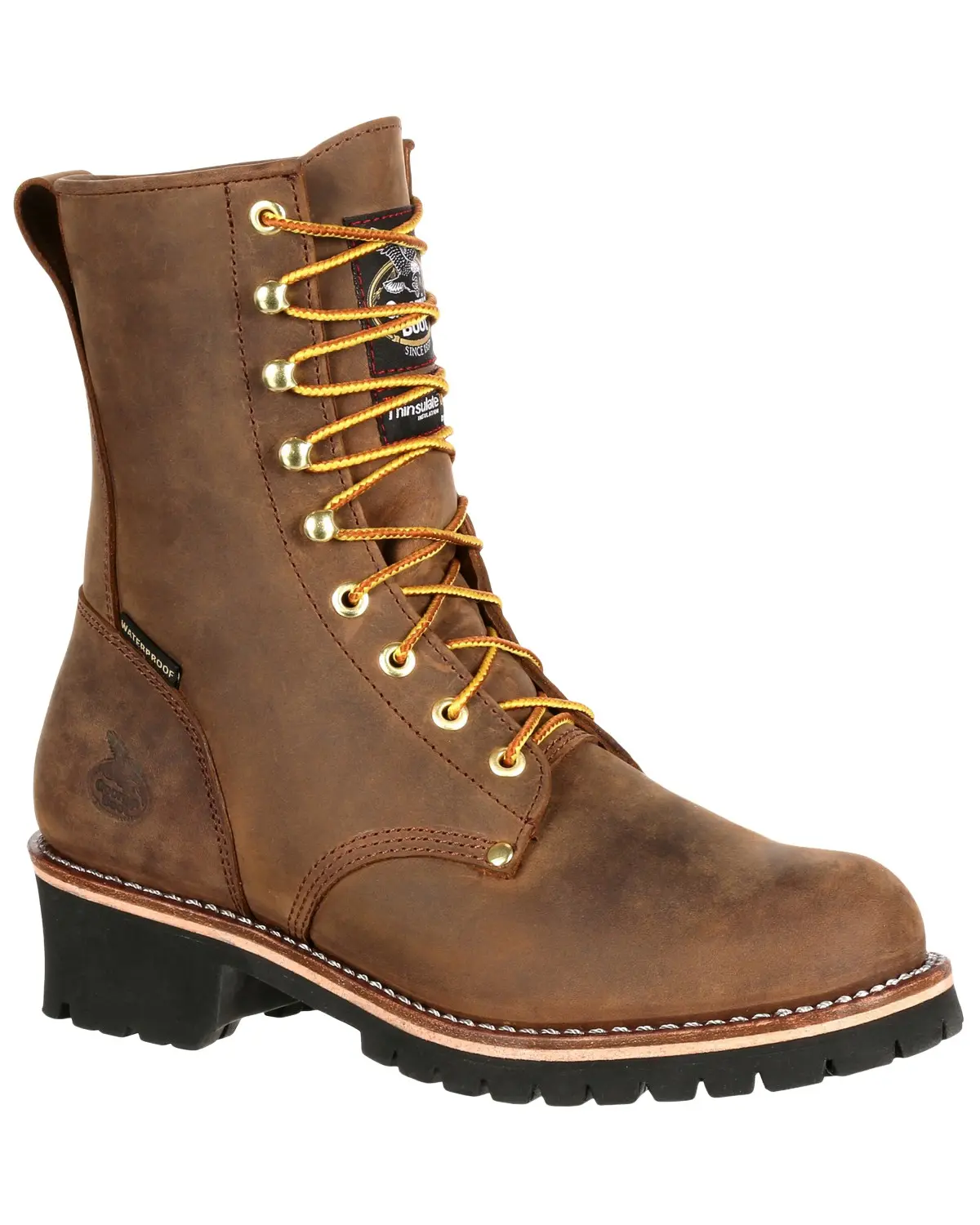 Georgia Boot Men's Men'S Waterproof Insulated Logger Work Steel Toe - Gb00065