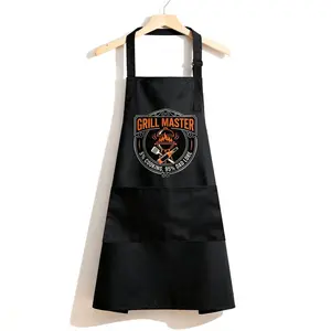 Grill Master Apron with Pockets, Inspired Apron, Unique Prints, Gifts for Dad From Kids, Birthday Fathers Day Gifts, Funny Gifts