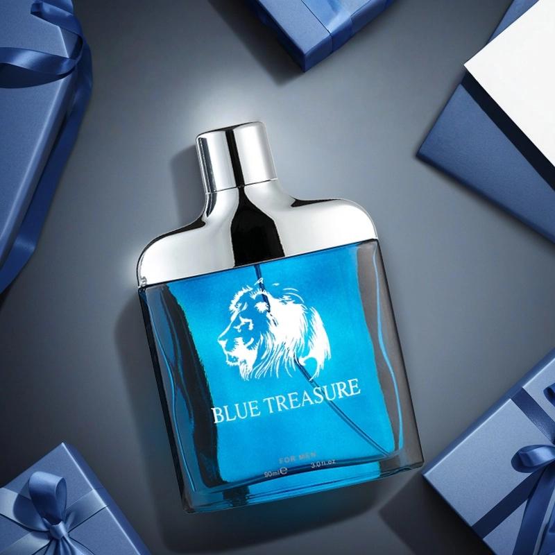 Men's Perfume in 3.0 Ounce/3.0 Liquid Ounce - Scent features notes of suede, orange blossom, leather, and mahogany, elegant and alluring, perfect for evening dinners and parties, decanter-shaped bottle, collector's perfume, romantic Valentine's Day gift