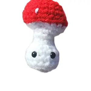 Crocheted pop up Mushroom fridget Pop