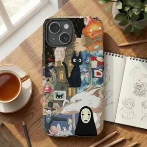 Studio Ghibli Phone Case, Anime Design Tough Cases For iPhone And Samsung Protection