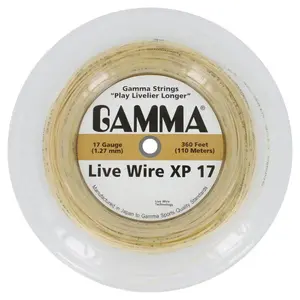 Live Wire XP 17G Tennis String Reel Natural