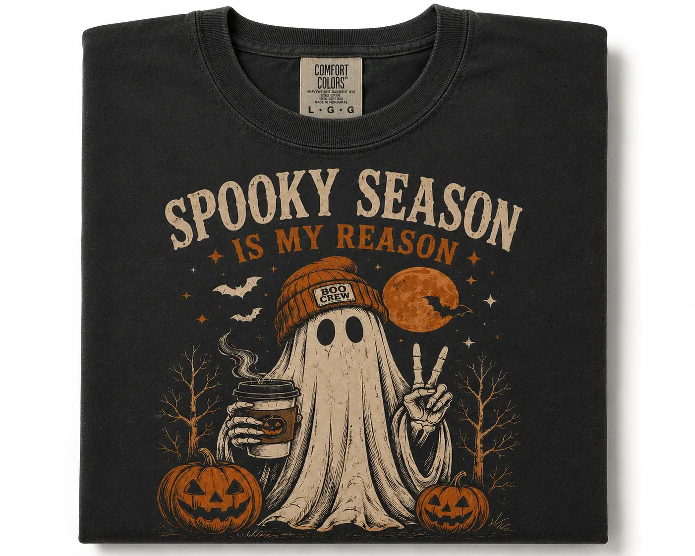 Spooky season is my reason Halloween Comfort Colors T-Shirt￼