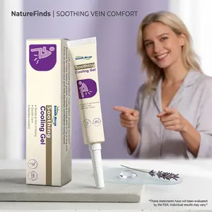 Lavender Infused Soothing Cooling Gel (20g) - Advanced Hemorrhoid & Vein Discomfort Relief, Gentle Plant-Based Deep Penetrating Daily Perianal Care for Long Sitting Adults to Maintain Comfort.