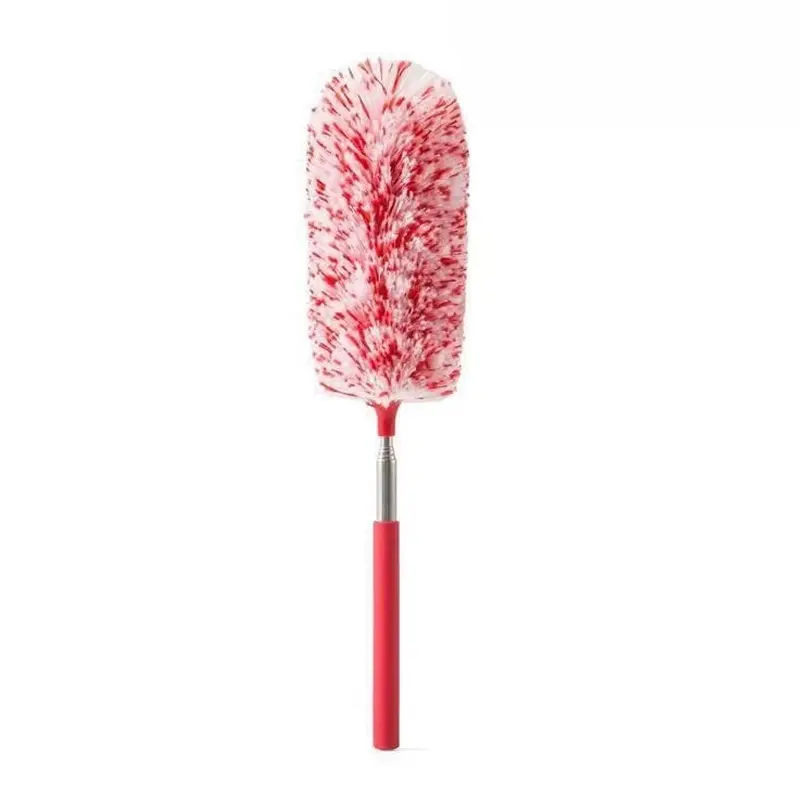 Extendable Duster Brush for Furniture Blinds Lamps Dusting Tool, Blind Cleaner Duster Tool, with Anti-Static Head No Flying Dust 3-Section Pole Adjustable Height Washable Reusable Eco-Friendly for Home Office